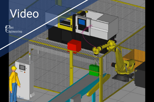 Robot Cell Efficiency Simulation Video